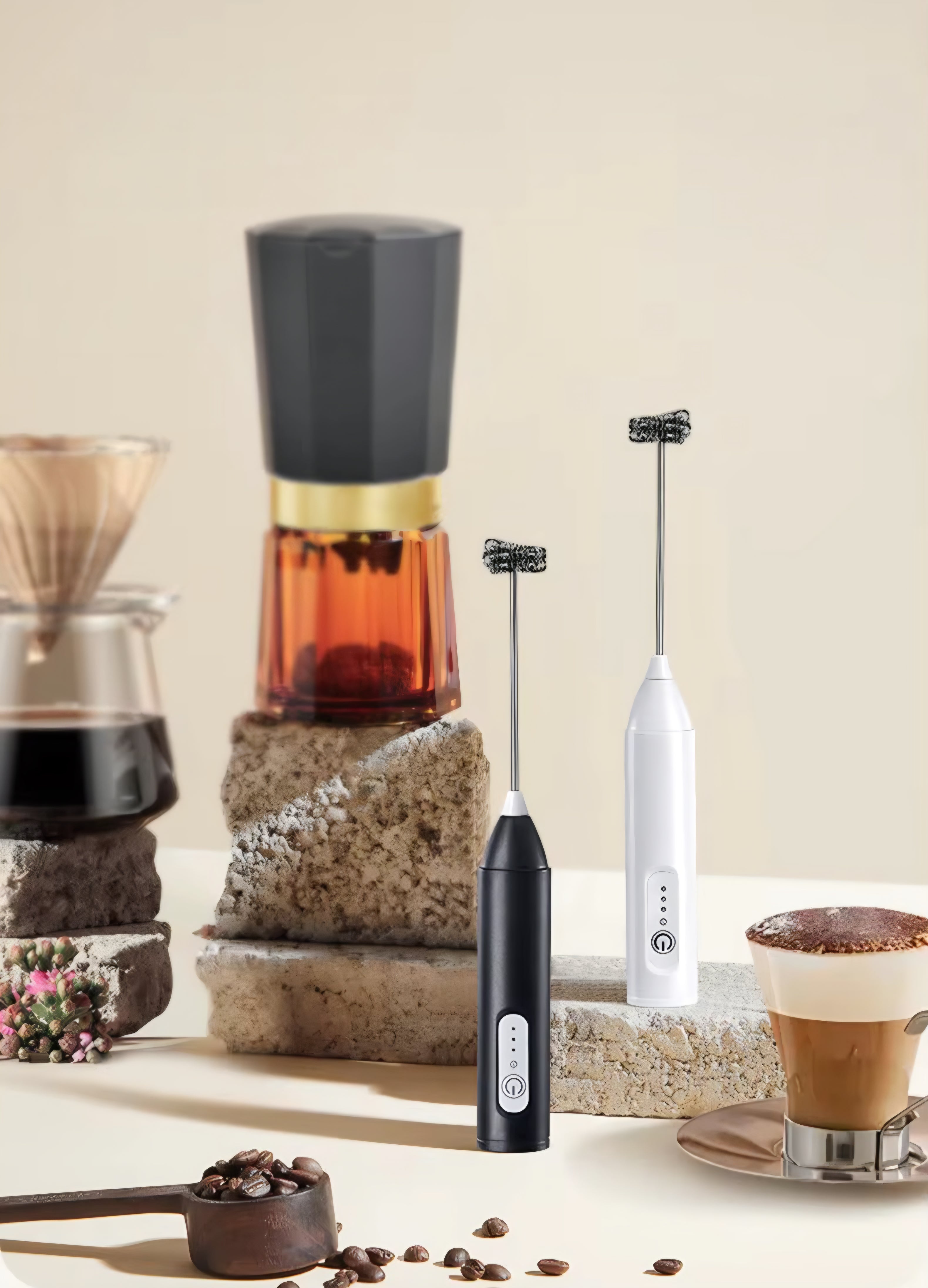 Milk Frother Handheld — Café-Style Foam in 15 Seconds